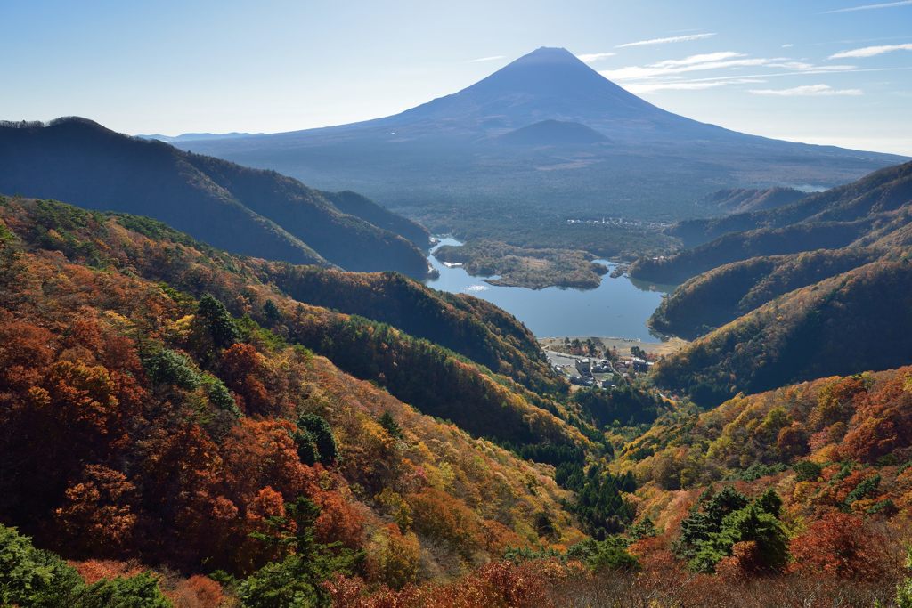 平日の富士山420