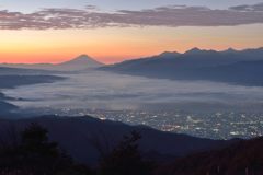 平日の富士山406