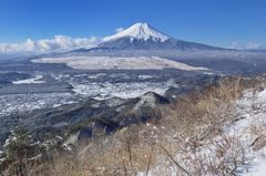 週末の富士山（新作406）