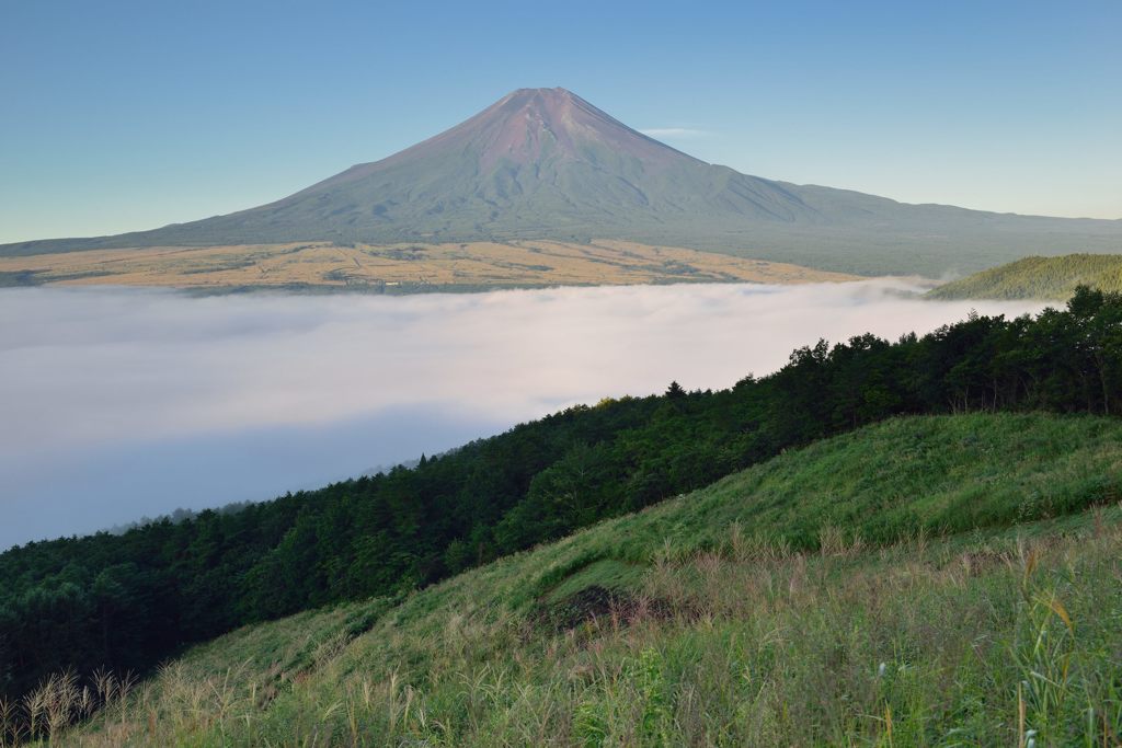 平日の富士山100