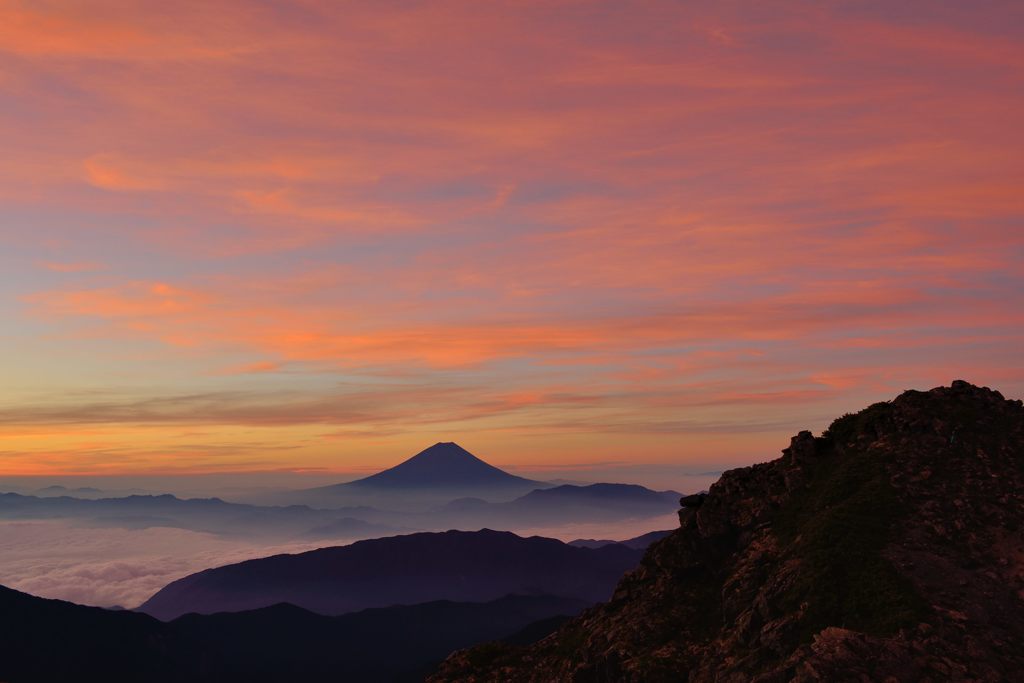 週末の富士山（新作255）