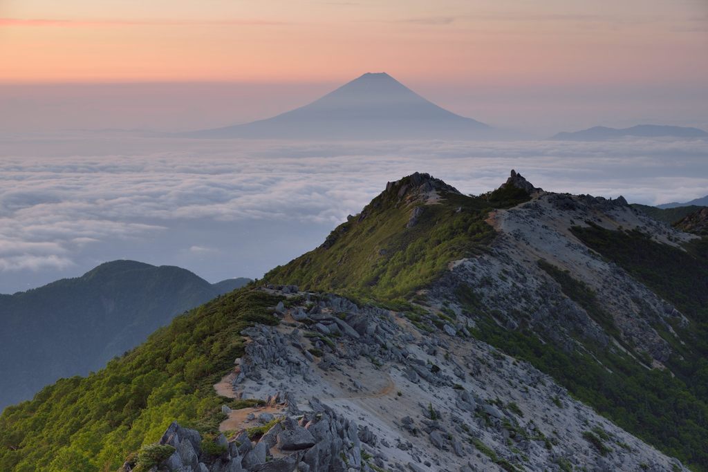 週末の富士山（新作686）