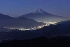 週末の富士山（新作495）
