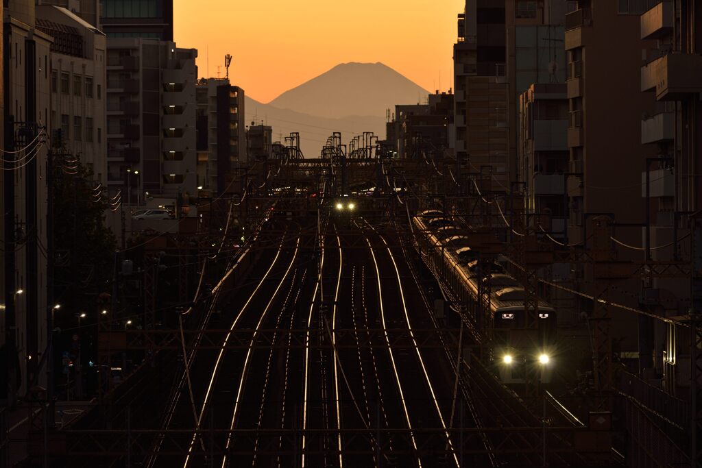 平日の富士山850