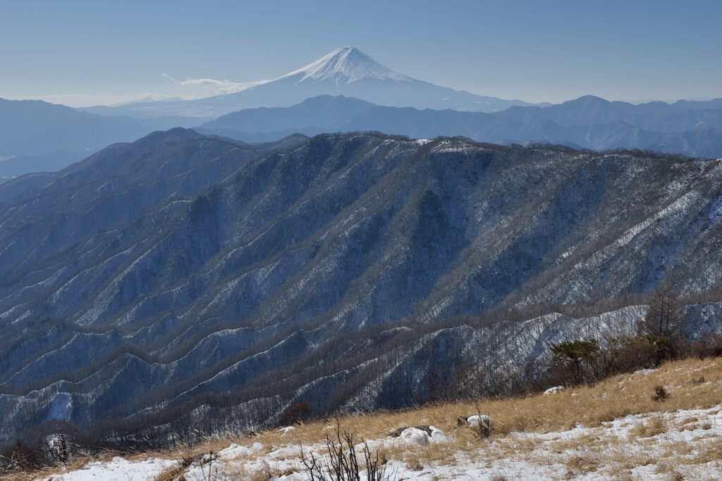 平日の富士山1019