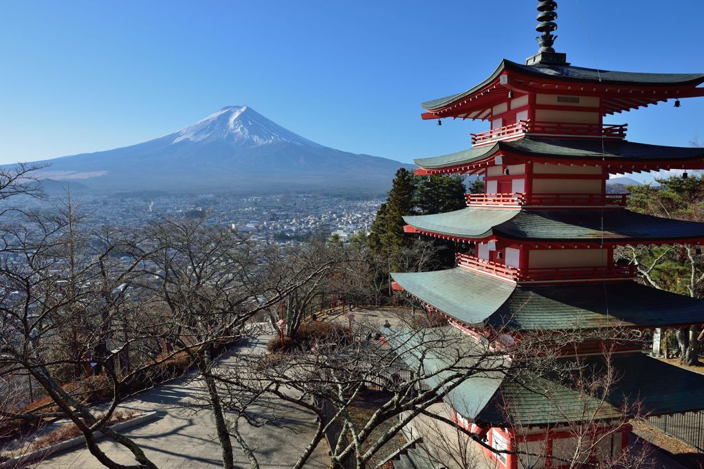 平日の富士山530