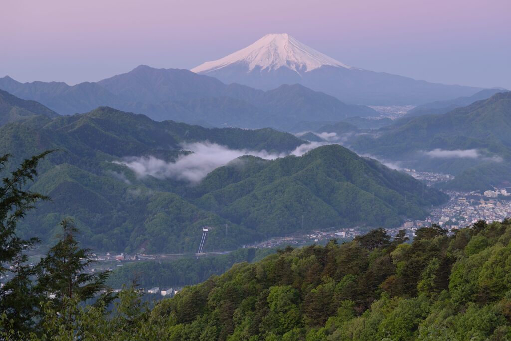 平日の富士山713
