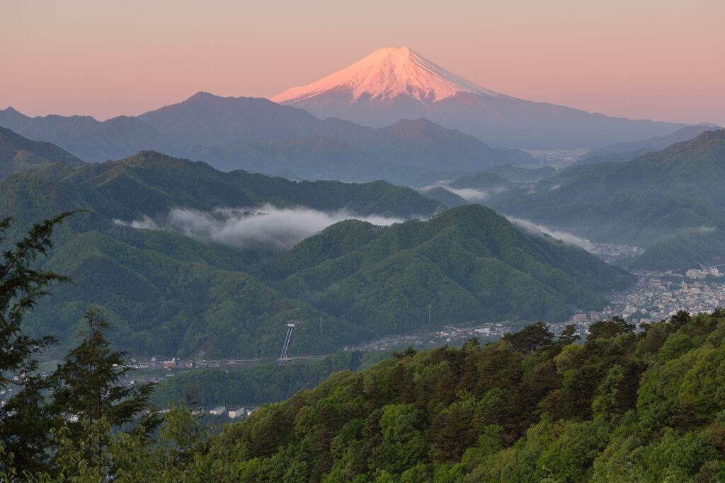 平日の富士山714