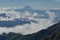 平日の富士山111