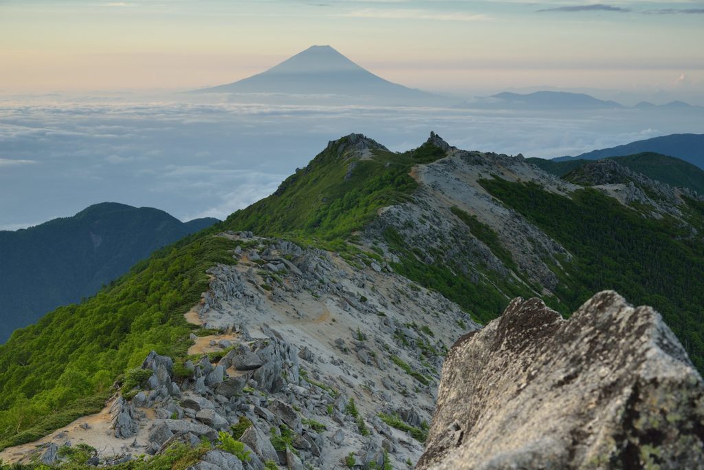 週末の富士山（新作691）
