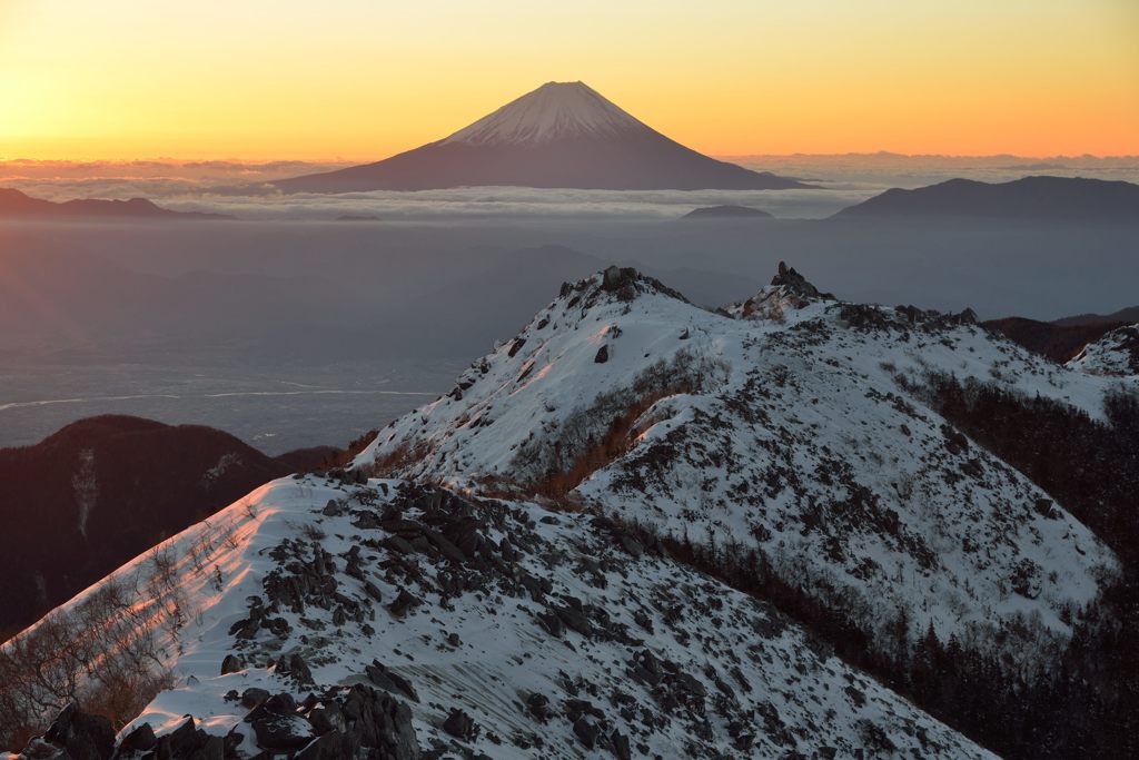 週末の富士山（新作519）