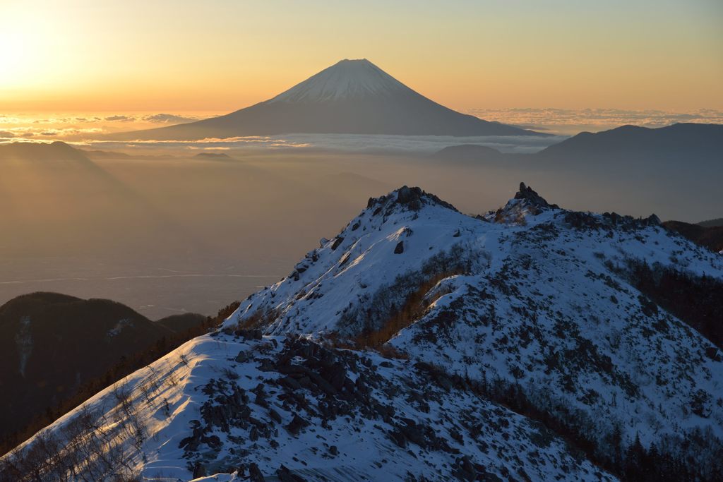週末の富士山（新作523）