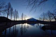 週末の富士山（新作187）