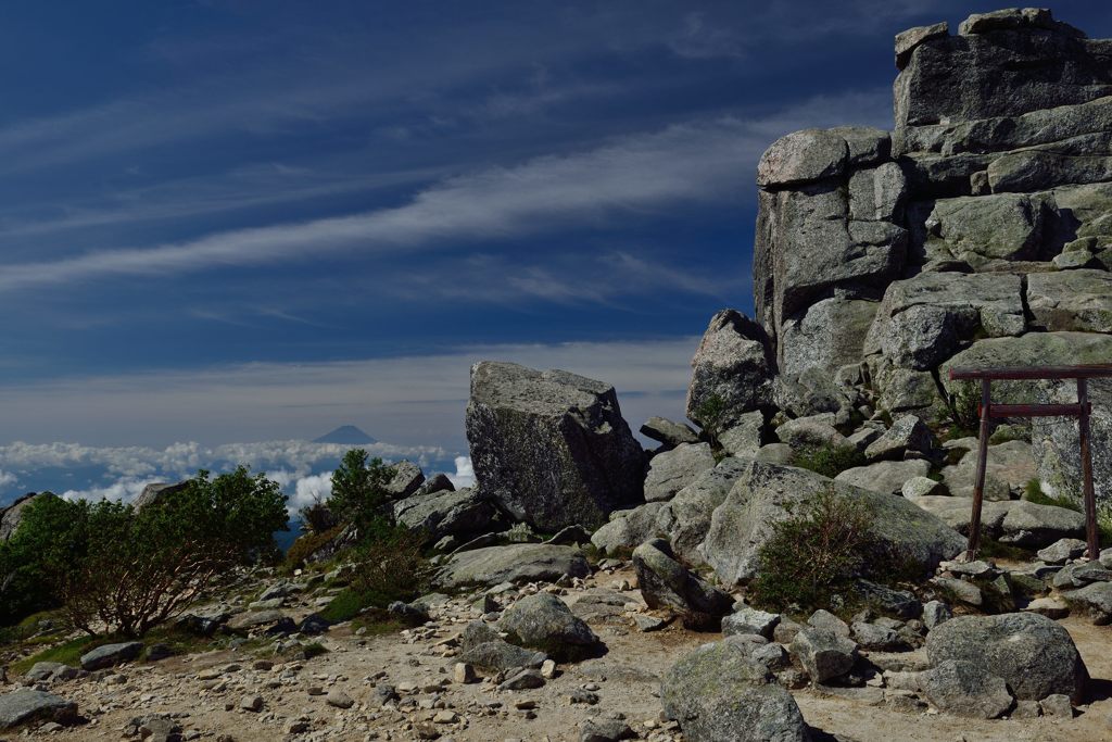 平日の富士山80