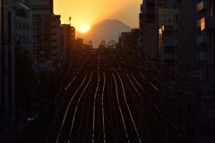 平日の富士山847