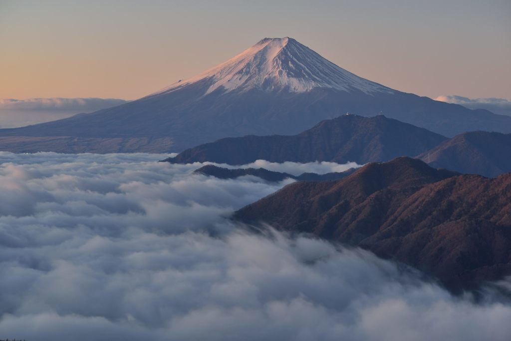 週末の富士山（新作693）