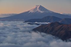 週末の富士山（新作693）