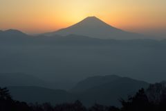 週末の富士山（新作579）