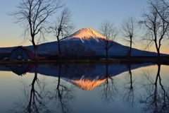 平日の富士山470