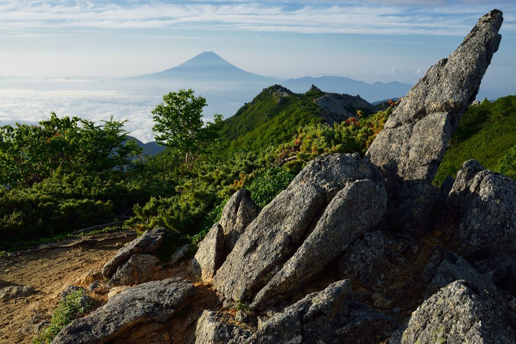週末の富士山（新作693）
