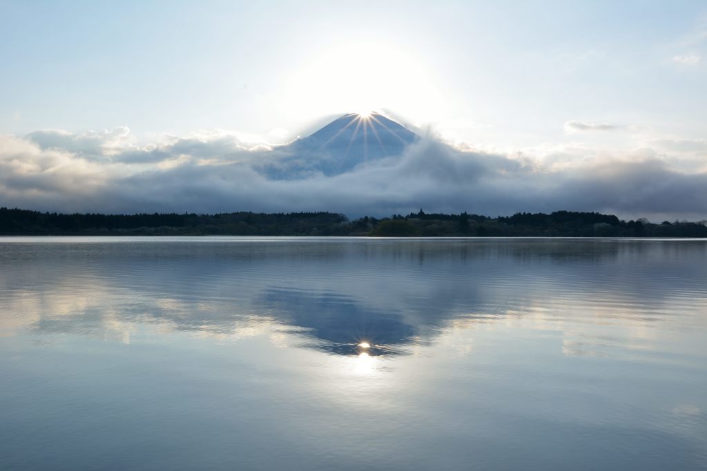 週末の富士山（新作596）