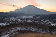 平日の富士山1022