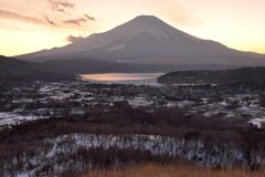 平日の富士山1024