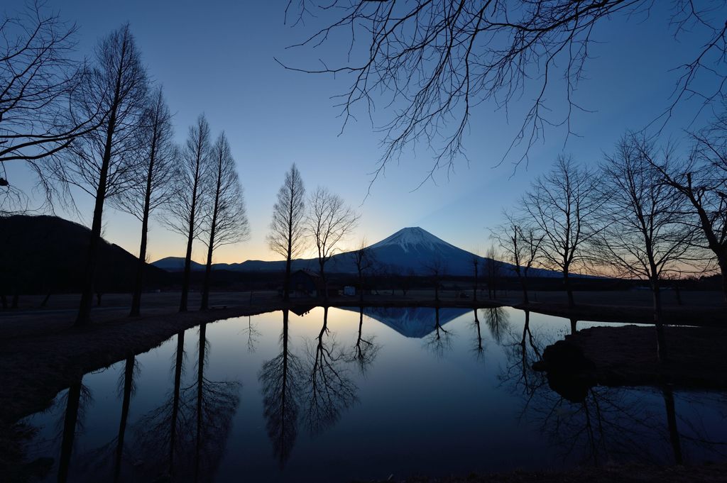週末の富士山（新作186）
