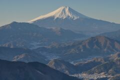平日の富士山1029