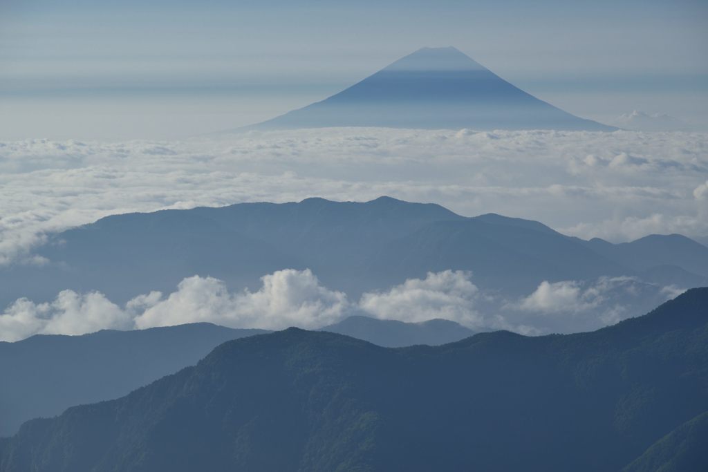 週末の富士山（新作967）