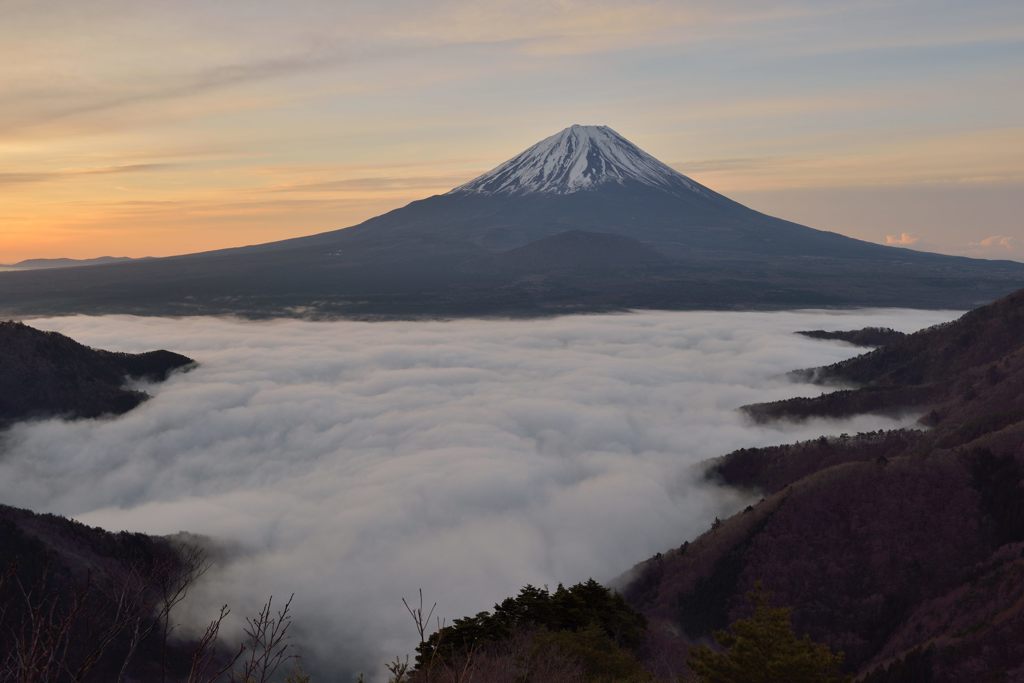 週末の富士山（新作433）
