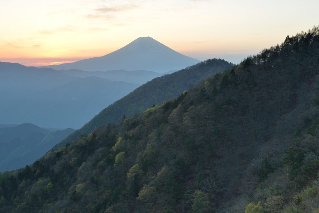 週末の富士山（新作1180）
