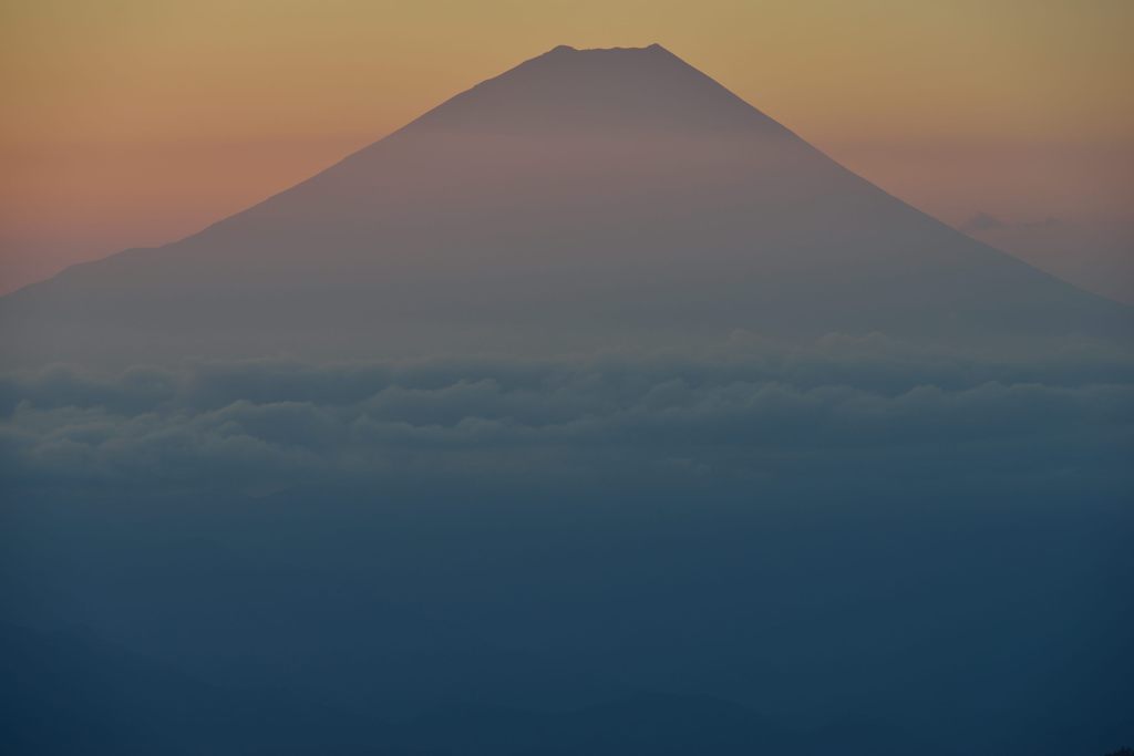 週末の富士山（新作19）