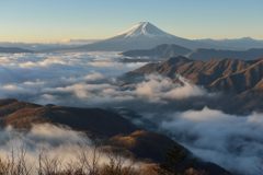 週末の富士山（新作692）