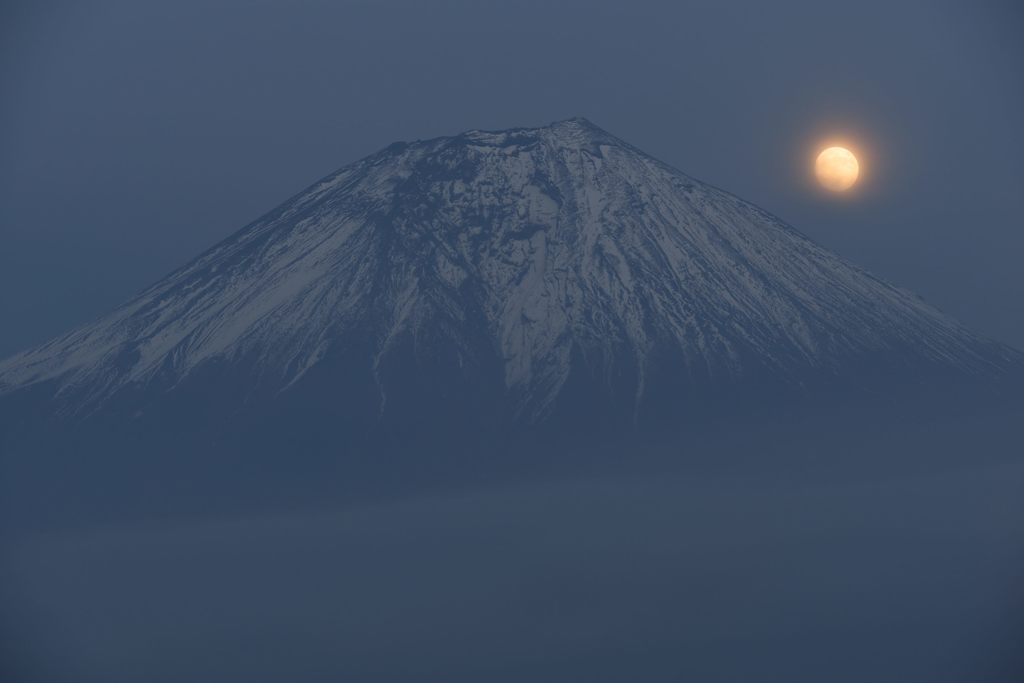 週末の富士山（新作494）