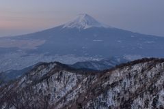 週末の富士山（新作763）