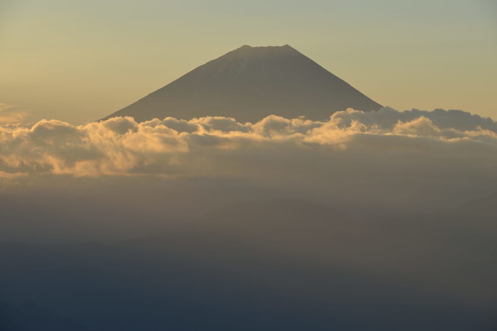 週末の富士山（新作482）