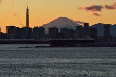 平日の富士山1000