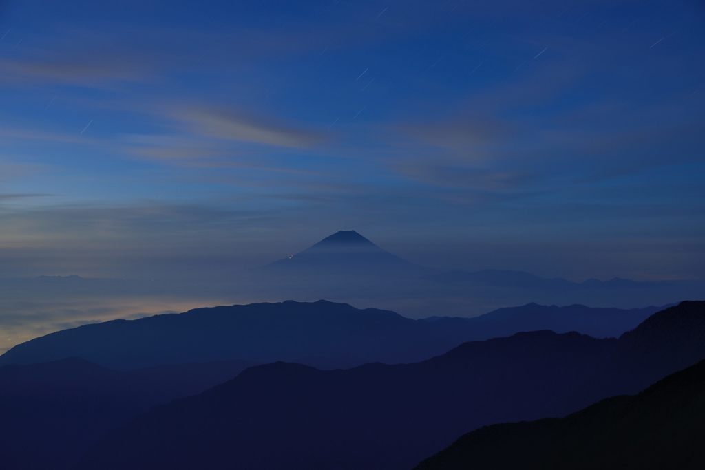 週末の富士山（新作985）