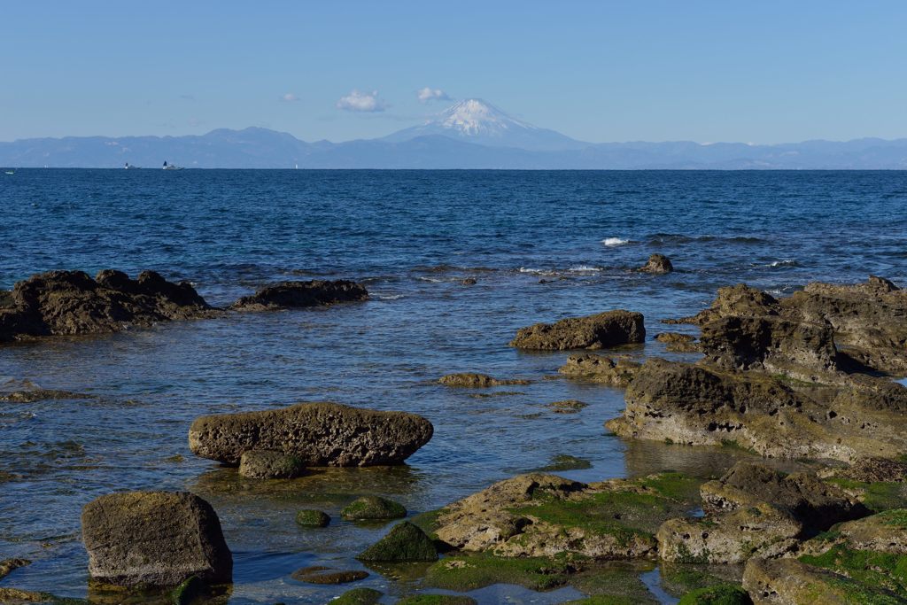 平日の富士山594