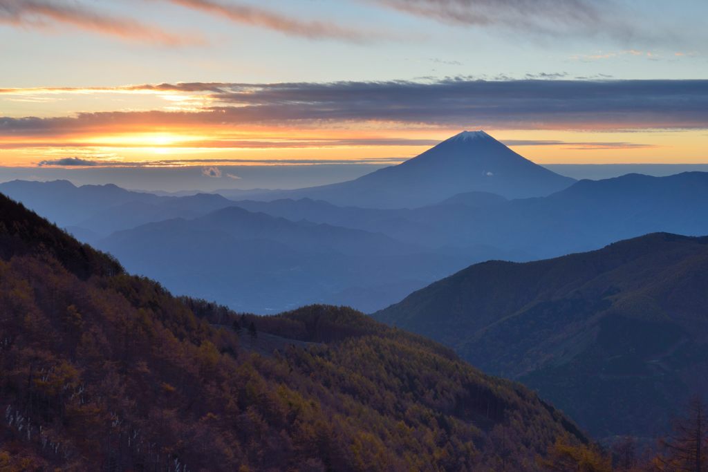 週末の富士山（新作58）