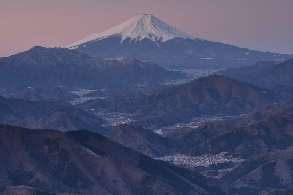平日の富士山1026