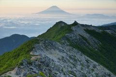 週末の富士山（新作689）