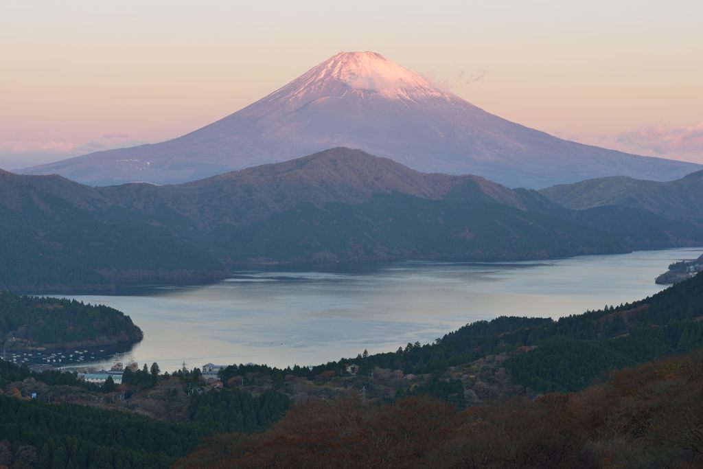 平日の富士山450