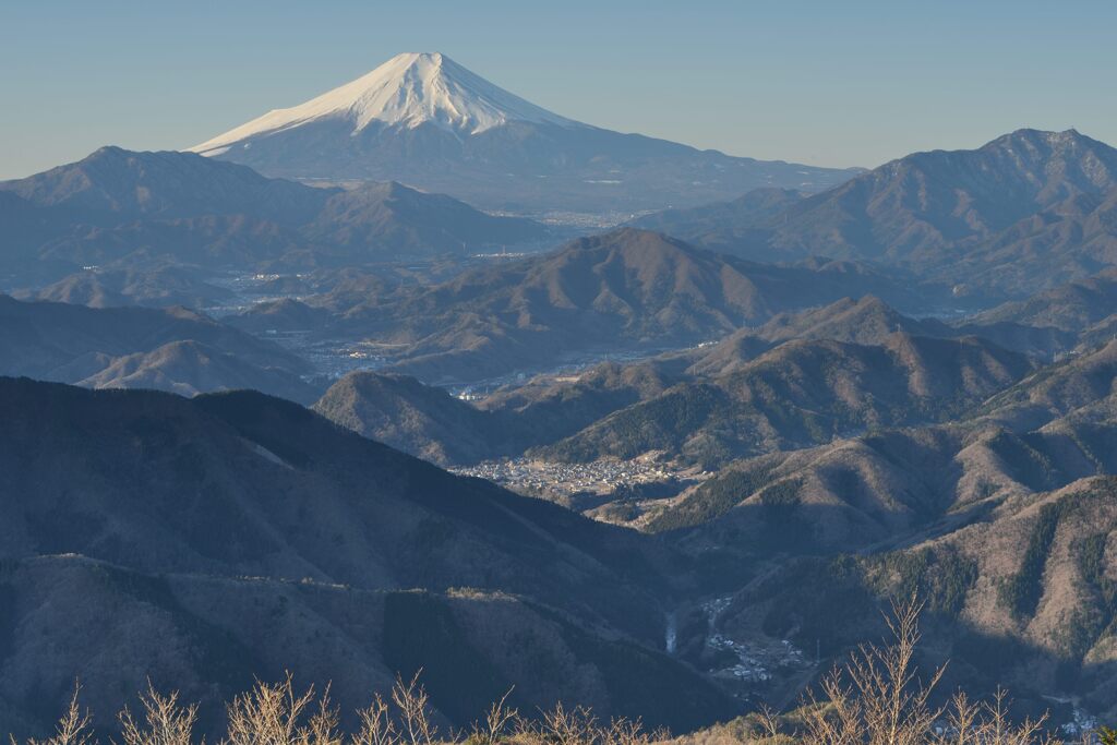 平日の富士山1031