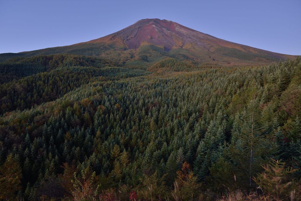 平日の富士山380