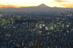 平日の富士山554