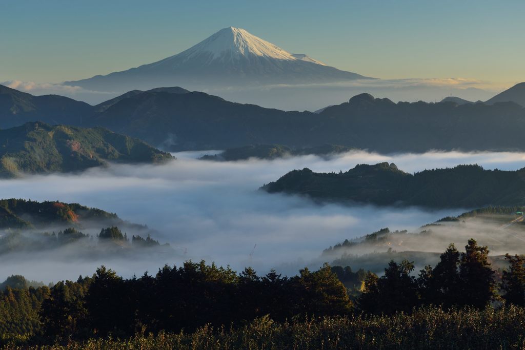 週末の富士山（新作87）