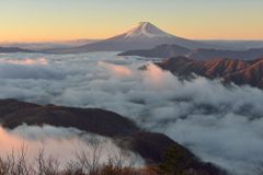 週末の富士山（新作691）