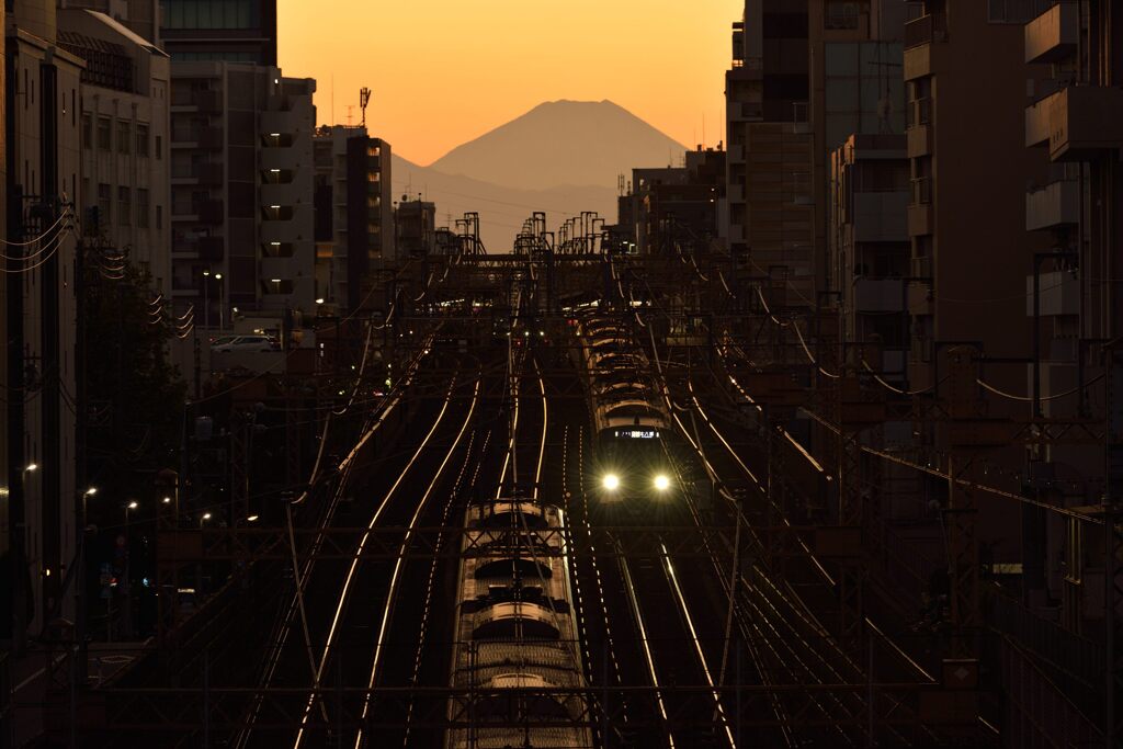 平日の富士山851